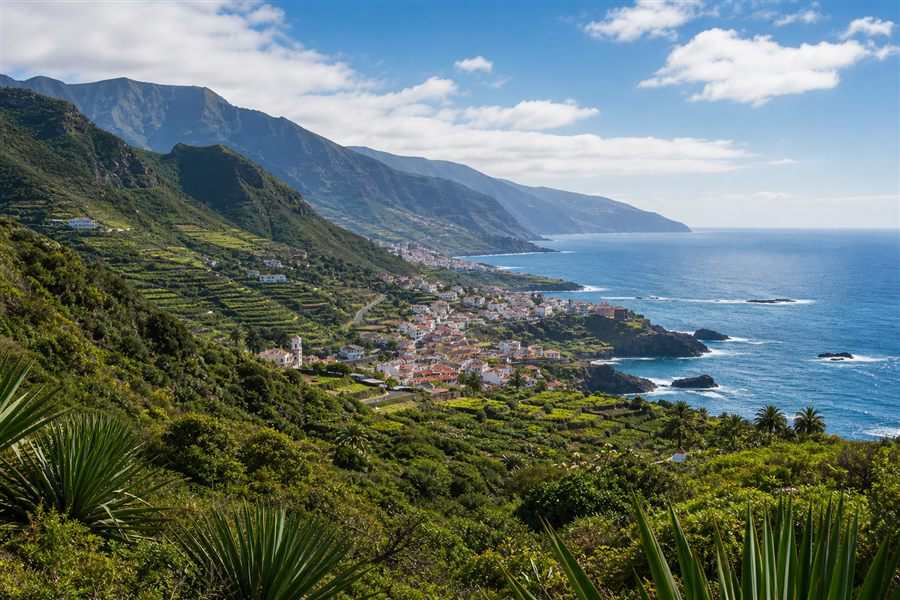 Costa verde del norte de Tenerife